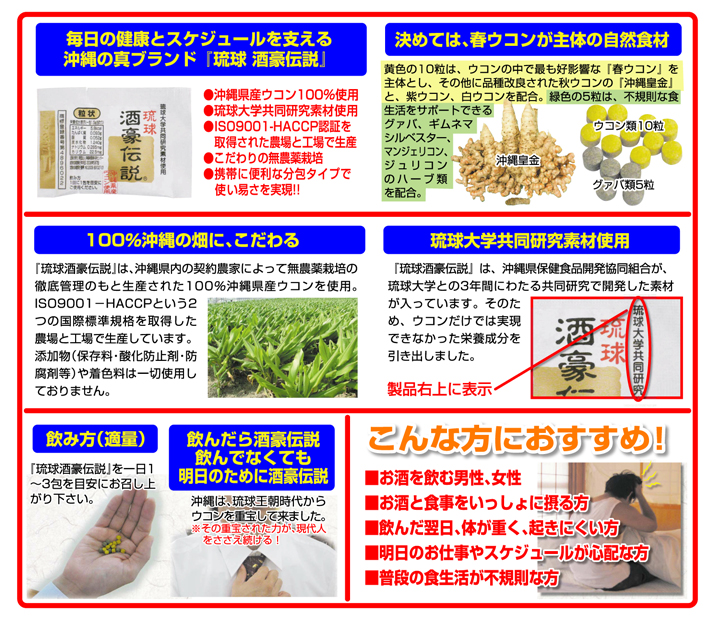 酒豪伝説 こんな方におすすめ!